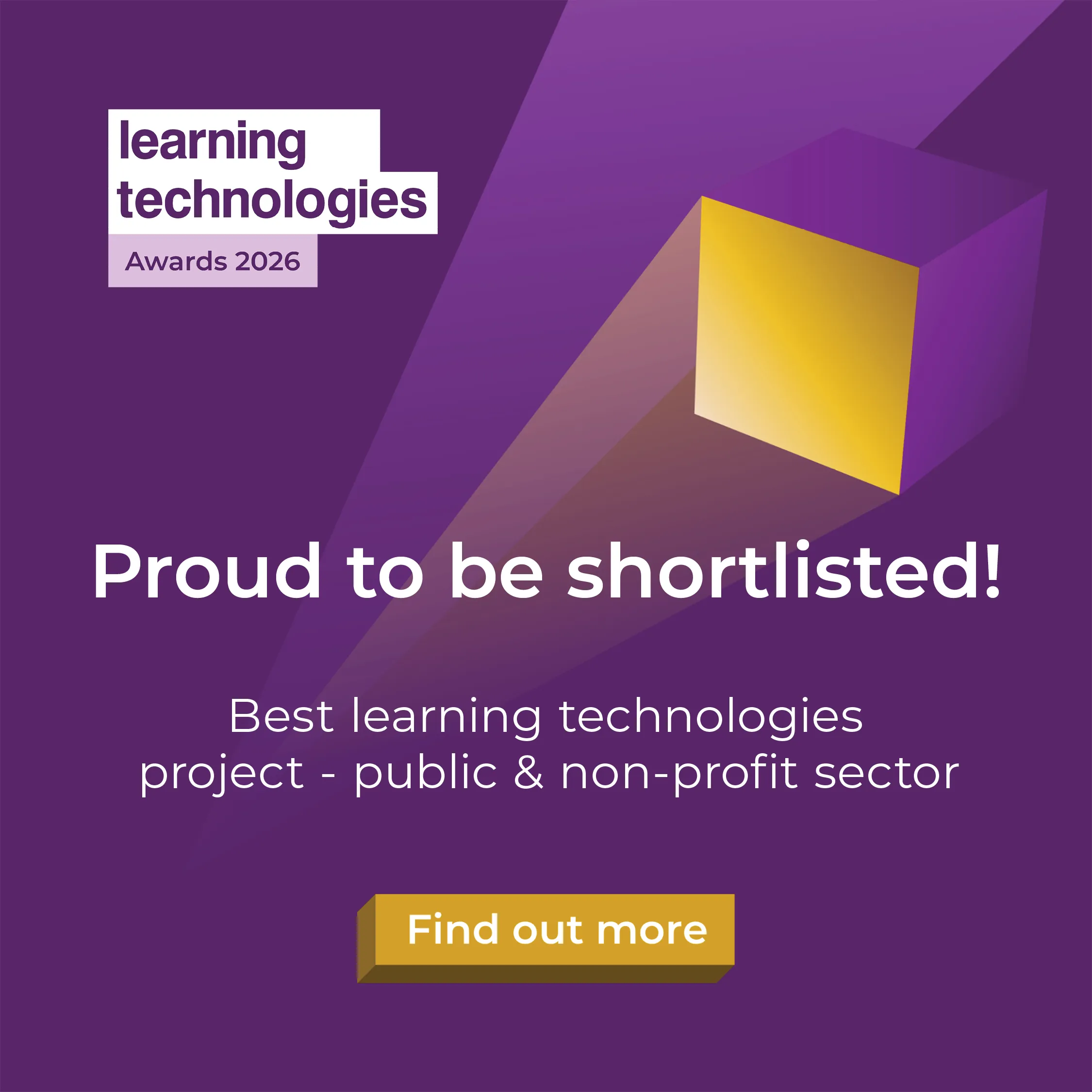 Six Snowfish entries shortlisted for the Learning Technologies Awards 2026